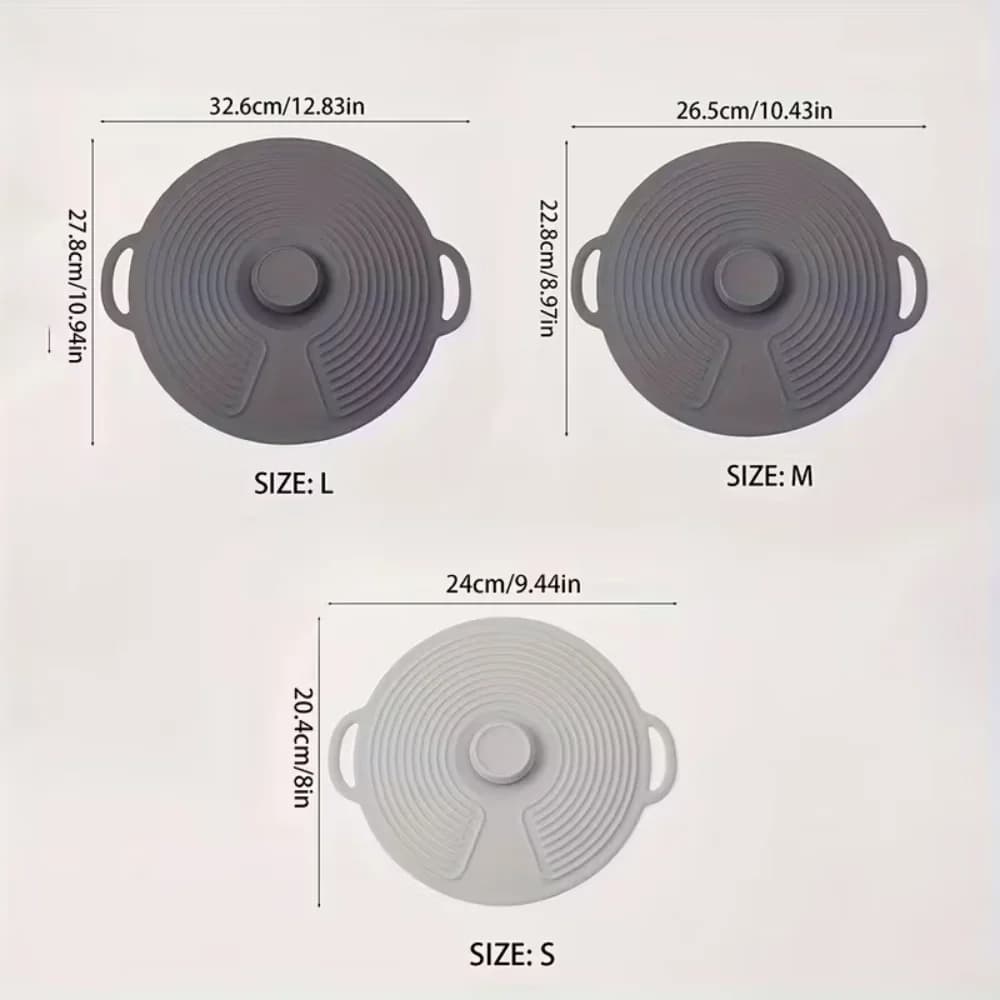 Capace din silicon pentru boluri, protecție antistropire microunde, reutilizabile și termorezistente