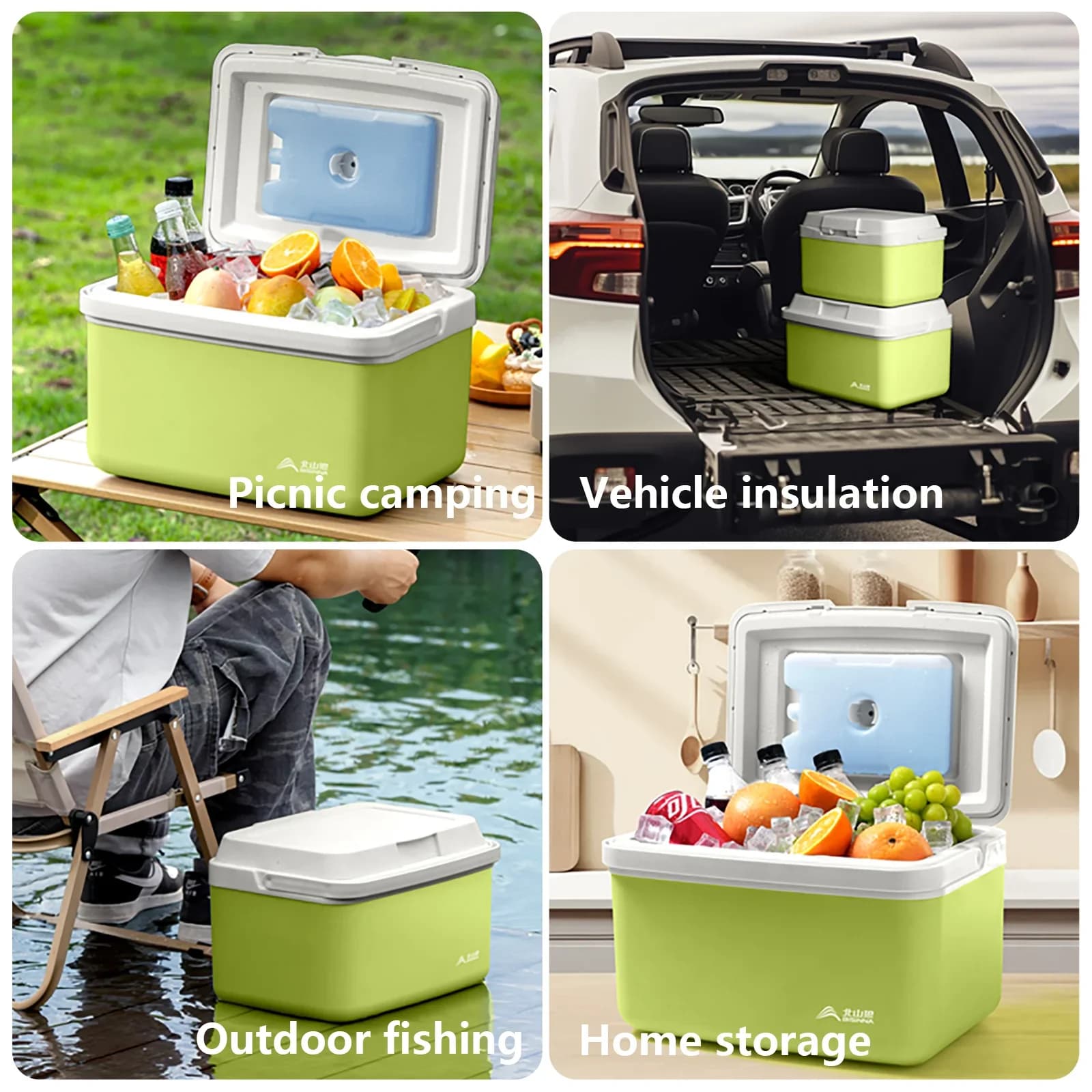 Ladă frigorifică portabilă BISINNA Camping 6L/9L/15L, pentru pescuit și picnic