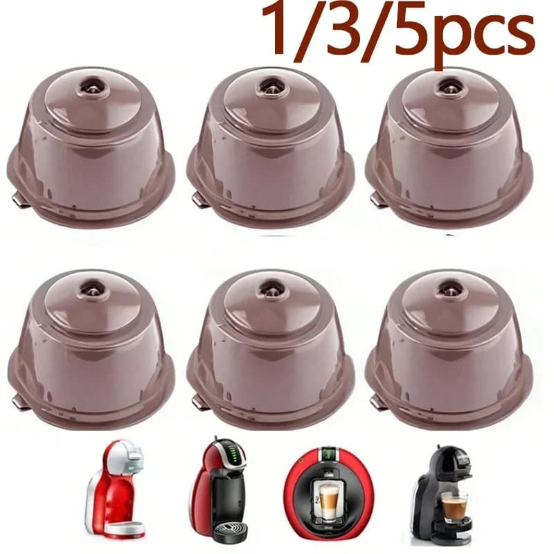 Set 1/3/5/10 capsule de cafea reutilizabile compatibile Nescafe Dolce Gusto
