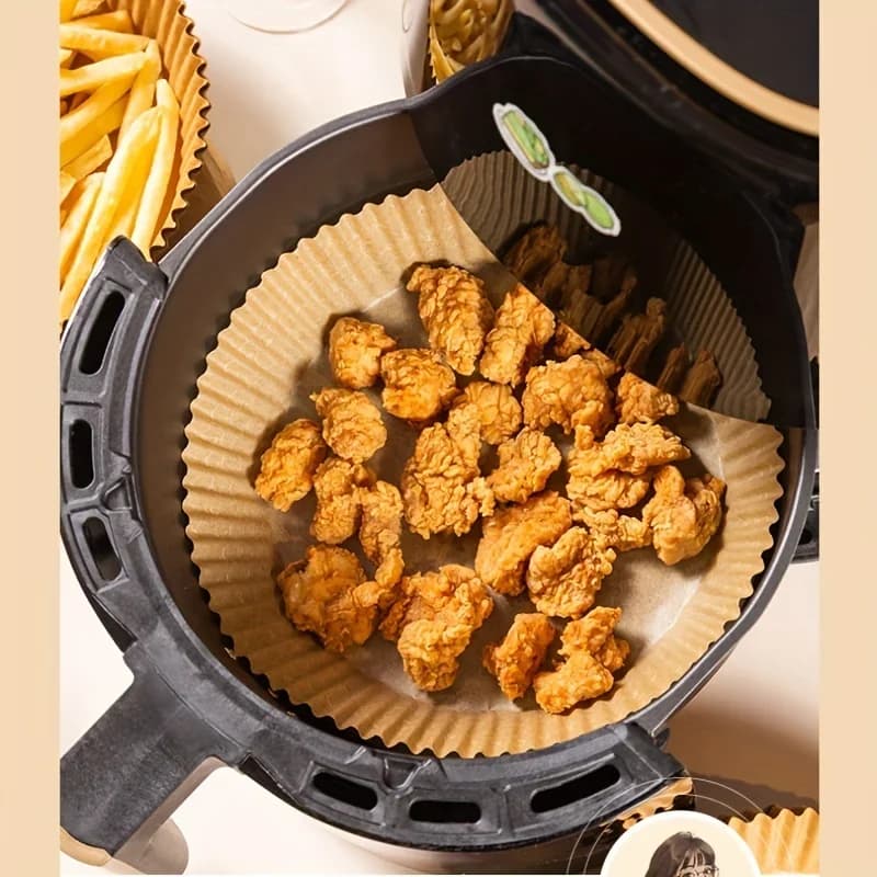 Hârtie de copt de unică folosință pentru Air Fryer, rezistentă la grăsime și apă