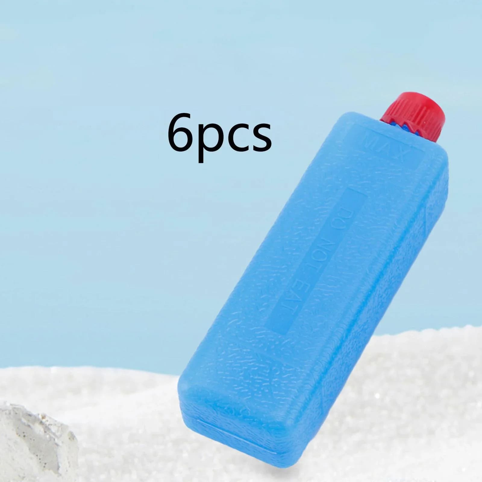 Set 6-12 pastile de răcire reutilizabile pentru ladă frigorifică, camping și picnic