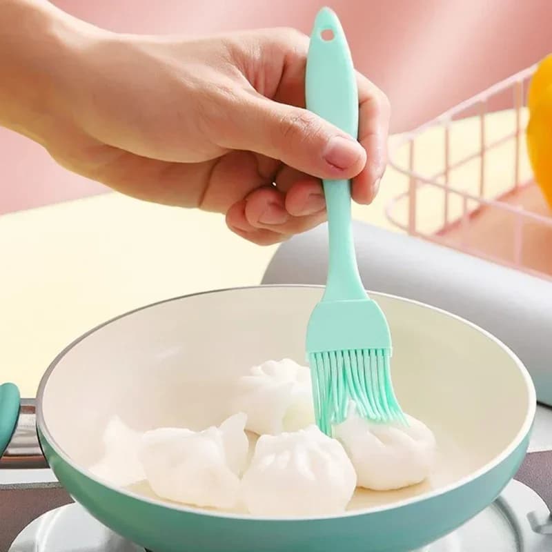 Pensulă din silicon alimentar pentru ulei, grătar și sosuri