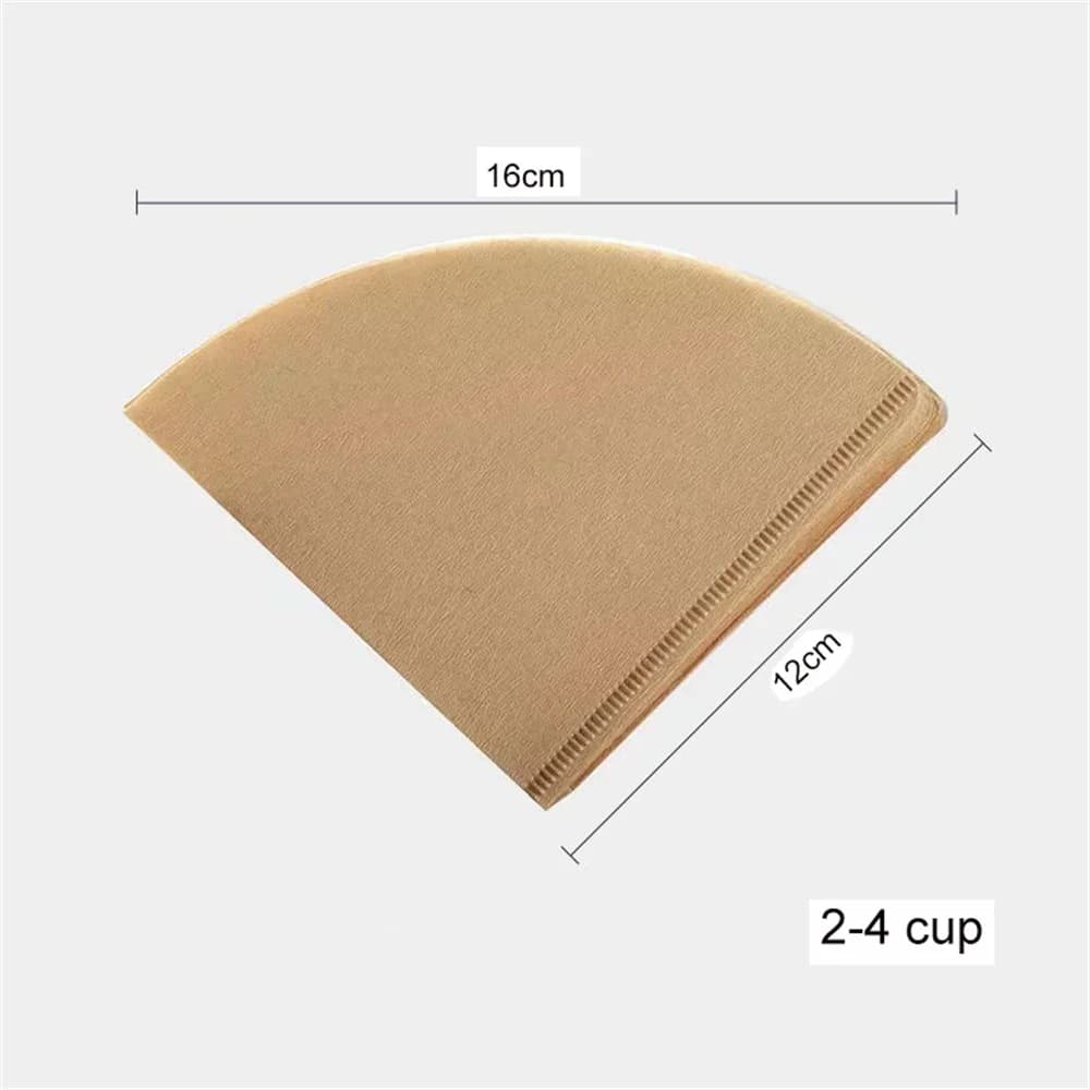 Set 40/100 buc. filtre de cafea din hârtie V60, conice, nealbite, de unică folosință