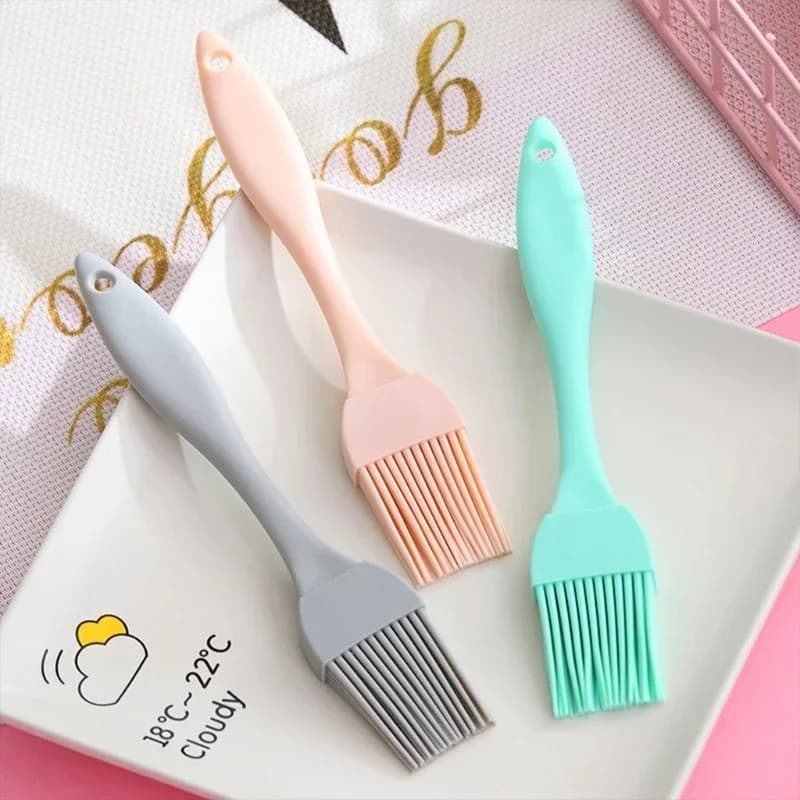 Pensulă din silicon alimentar pentru ulei, grătar și sosuri