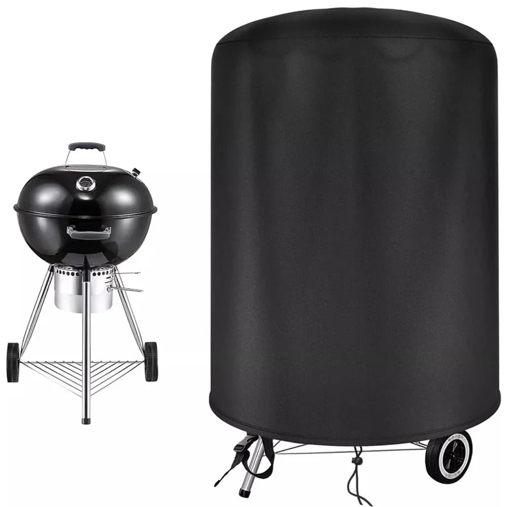Husă impermeabilă pentru grătar rotund Raweao Kettle BBQ Weber, protecție Oxford, 57 cm