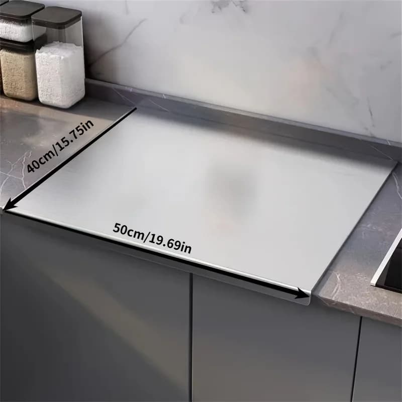 Tocător mare pliabil din inox pentru bucătărie și grătar, uz casnic și exterior