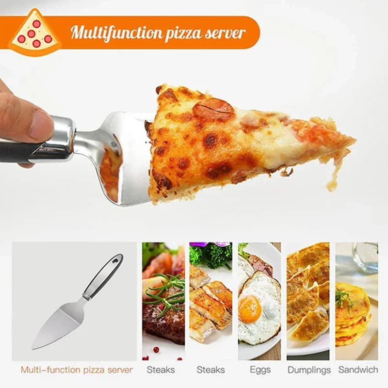 Rolă din inox pentru tăiat pizza, aluat și prăjituri