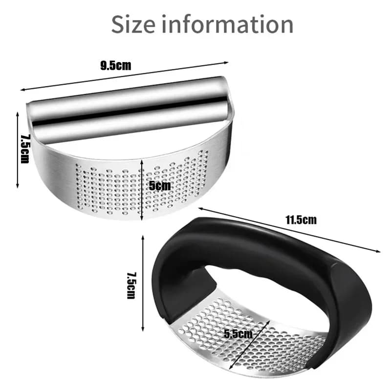 Presă manuală de usturoi și ghimbir din inox