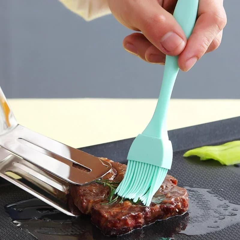 Pensulă din silicon alimentar pentru ulei, grătar și sosuri
