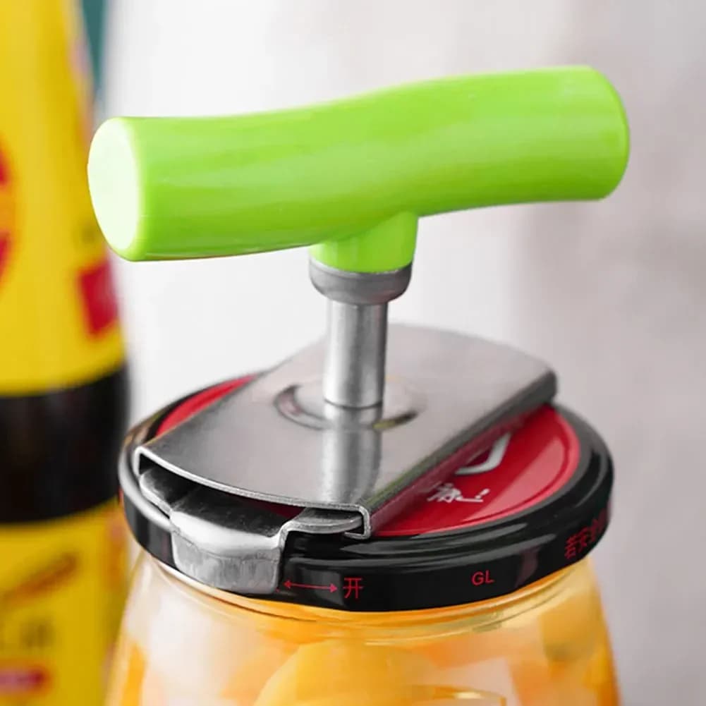 Desfăcător multifuncțional de borcane din inox | Instrument reglabil pentru capace de sticle și conserve