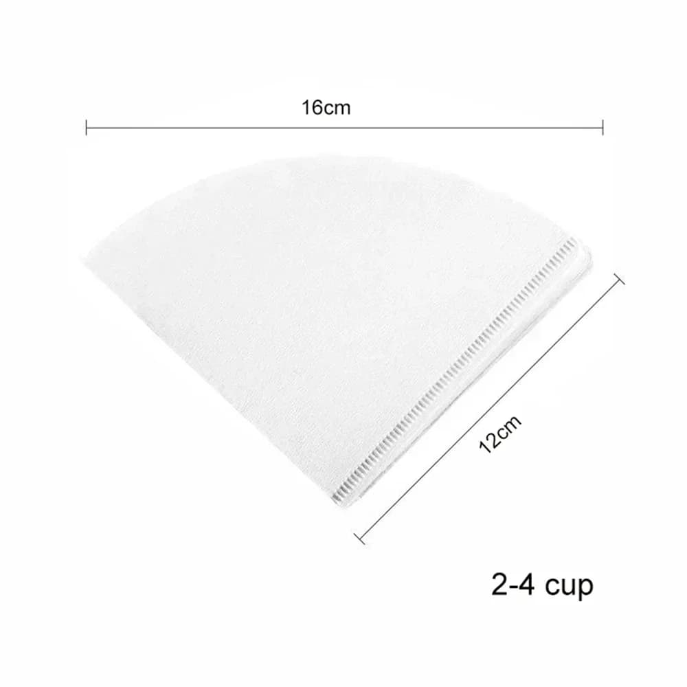 Set 40/100 buc. filtre de cafea din hârtie V60, conice, nealbite, de unică folosință