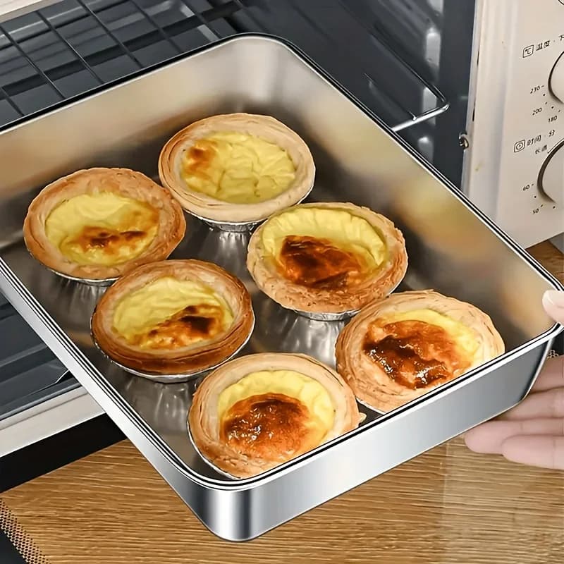 Set 3 caserole din inox cu capac transparent, etanșe și stivuibile, pentru prânz și camping