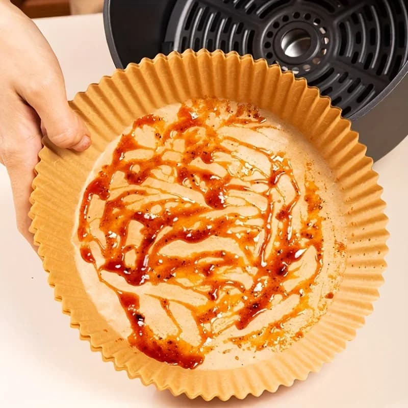 Hârtie de copt de unică folosință pentru Air Fryer, rezistentă la grăsime și apă