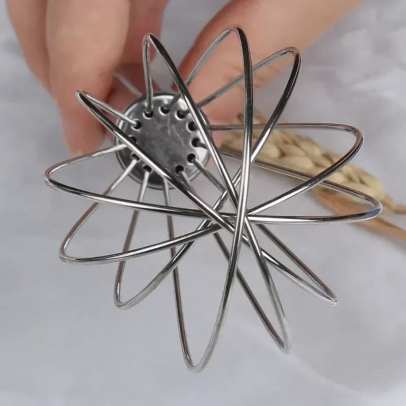 Tel tip pară din inox 6/8/10/12 inch, mixer manual pentru bucătărie