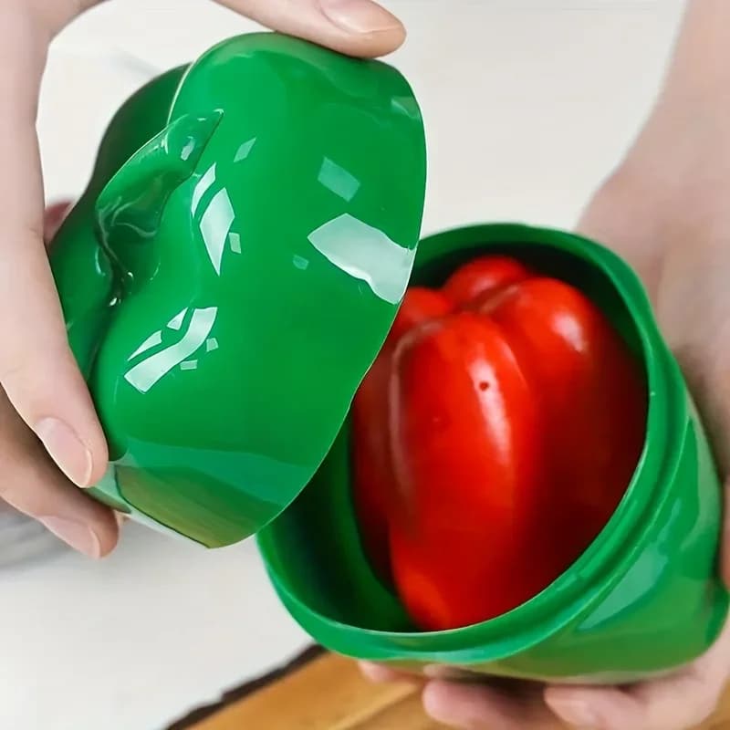Recipient ermetic din plastic pentru păstrarea legumelor proaspete