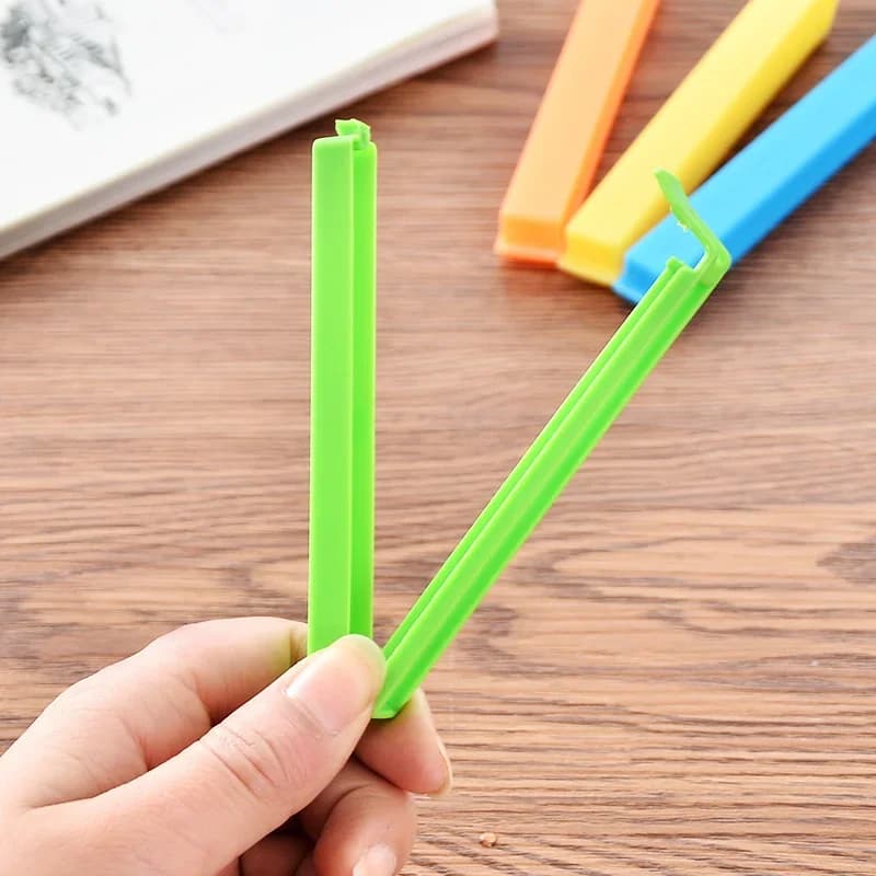 Set 5-30 cleme colorate pentru sigilat pungi alimentare, reutilizabile