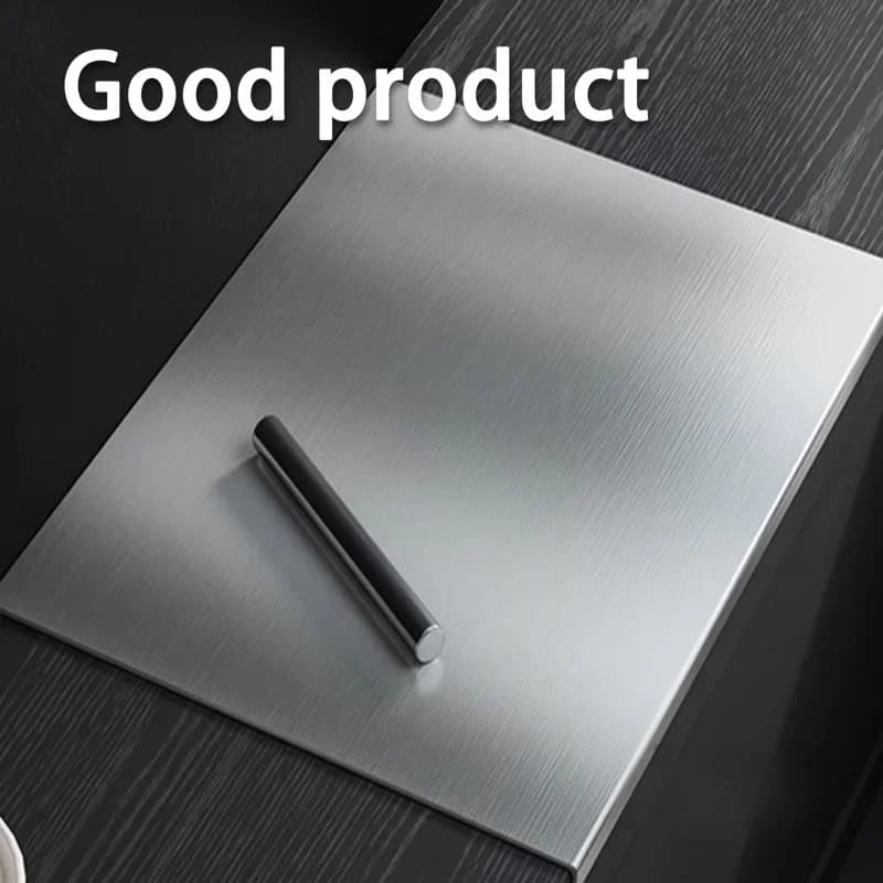 Tocător mare pliabil din inox pentru bucătărie și grătar, uz casnic și exterior