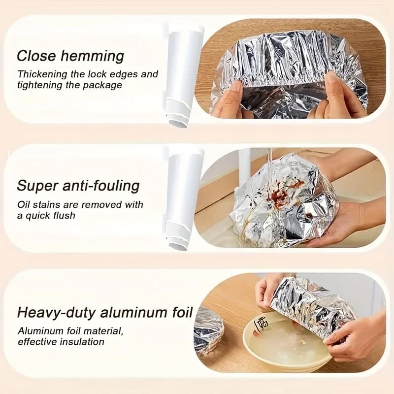 Set 10/100 capace termoizolante din folie de aluminiu pentru boluri și farfurii