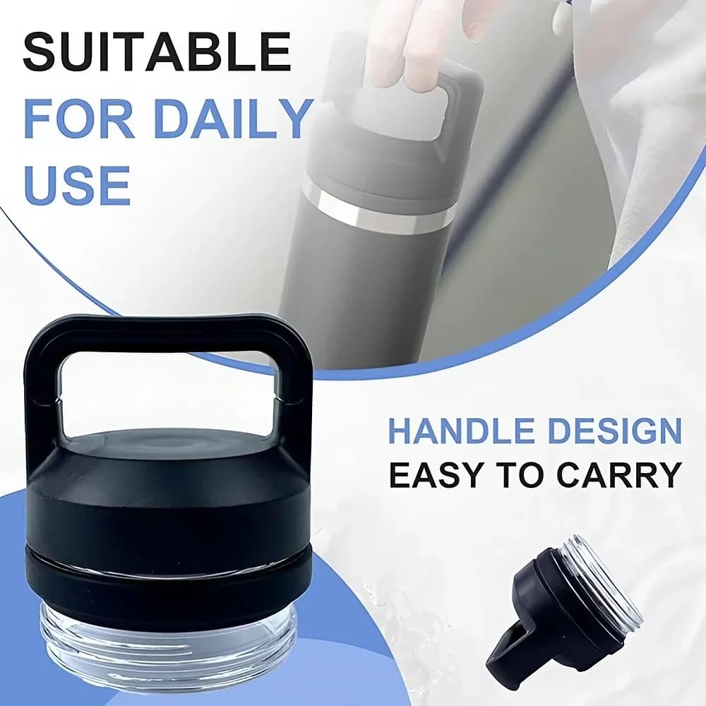 Capac de schimb Rambler Chug 1/2/3 buc., compatibil cu modelele YT 18oz, 26oz, 36oz, 64oz