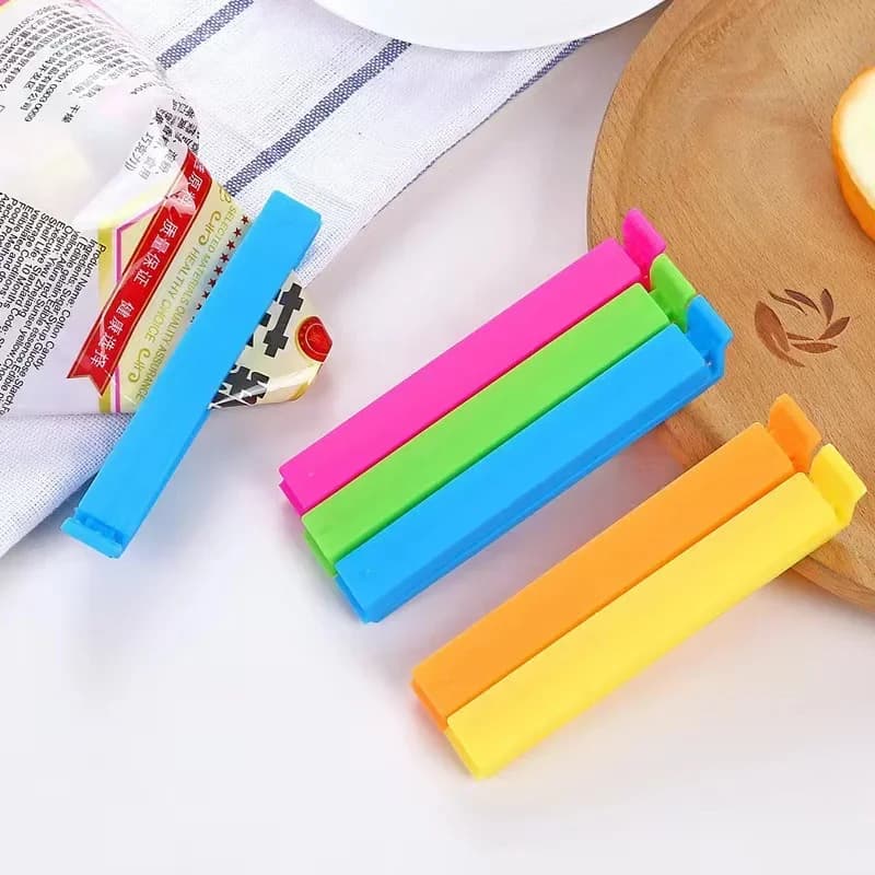 Set 5-30 cleme colorate pentru sigilat pungi alimentare, reutilizabile