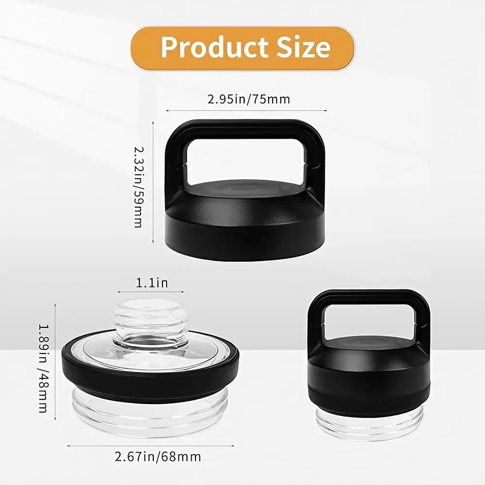 Capac de schimb Rambler Chug 1/2/3 buc., compatibil cu modelele YT 18oz, 26oz, 36oz, 64oz