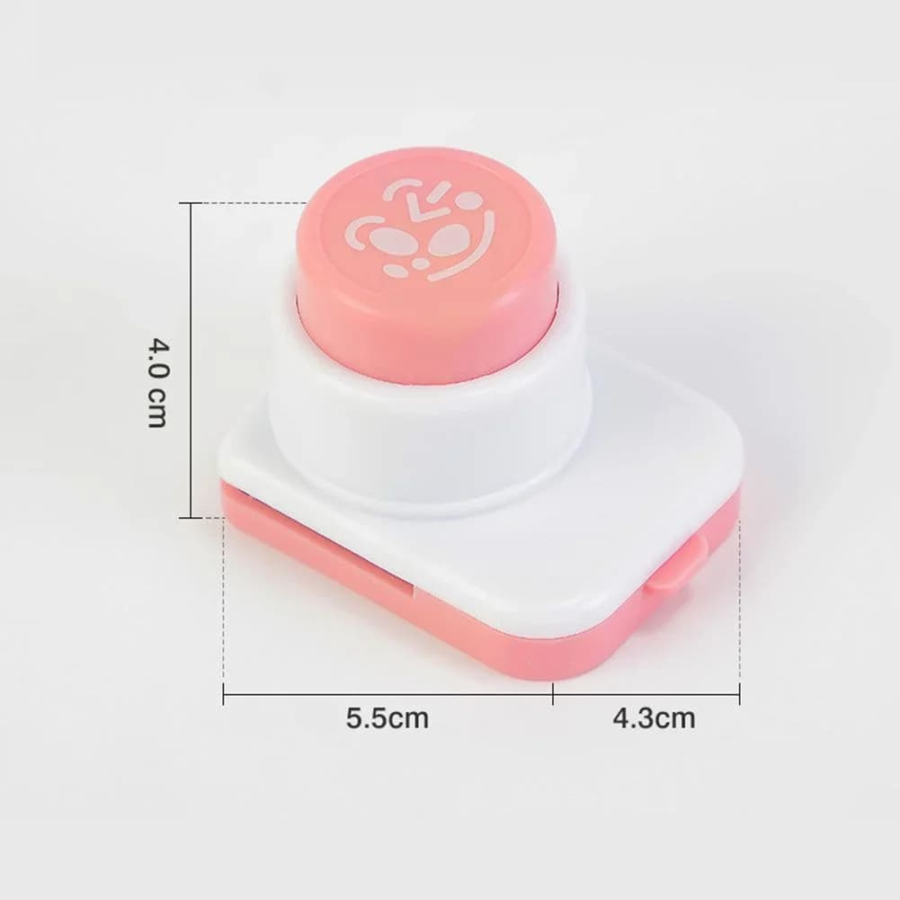 Perforator alge nori și forme Onigiri pentru decor Bento, model fețe vesele