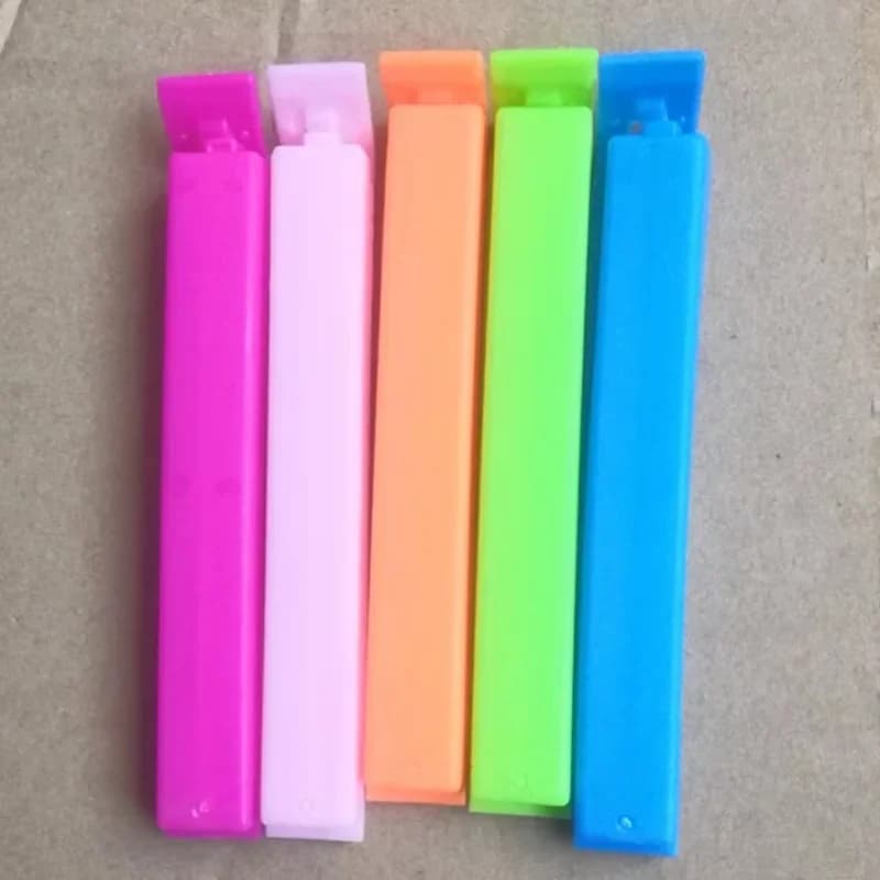 Set 5-30 cleme colorate pentru sigilat pungi alimentare, reutilizabile