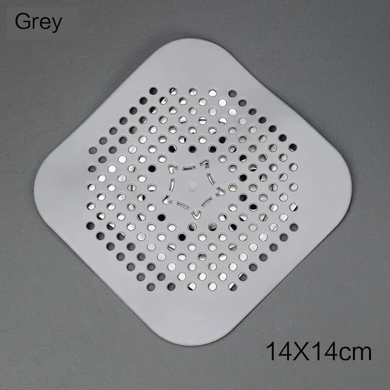 Set 3 filtre din silicon pentru scurgere chiuvetă, cadă și duș, sită anti-păr
