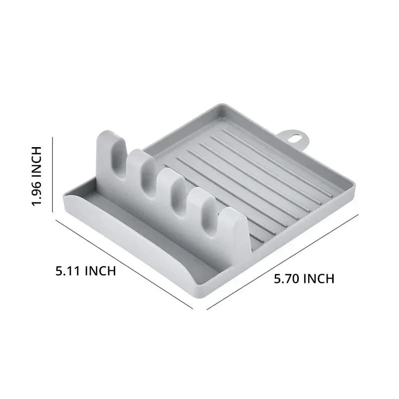 Suport pentru spatulă, lingură și capac de oală, pentru blat de bucătărie