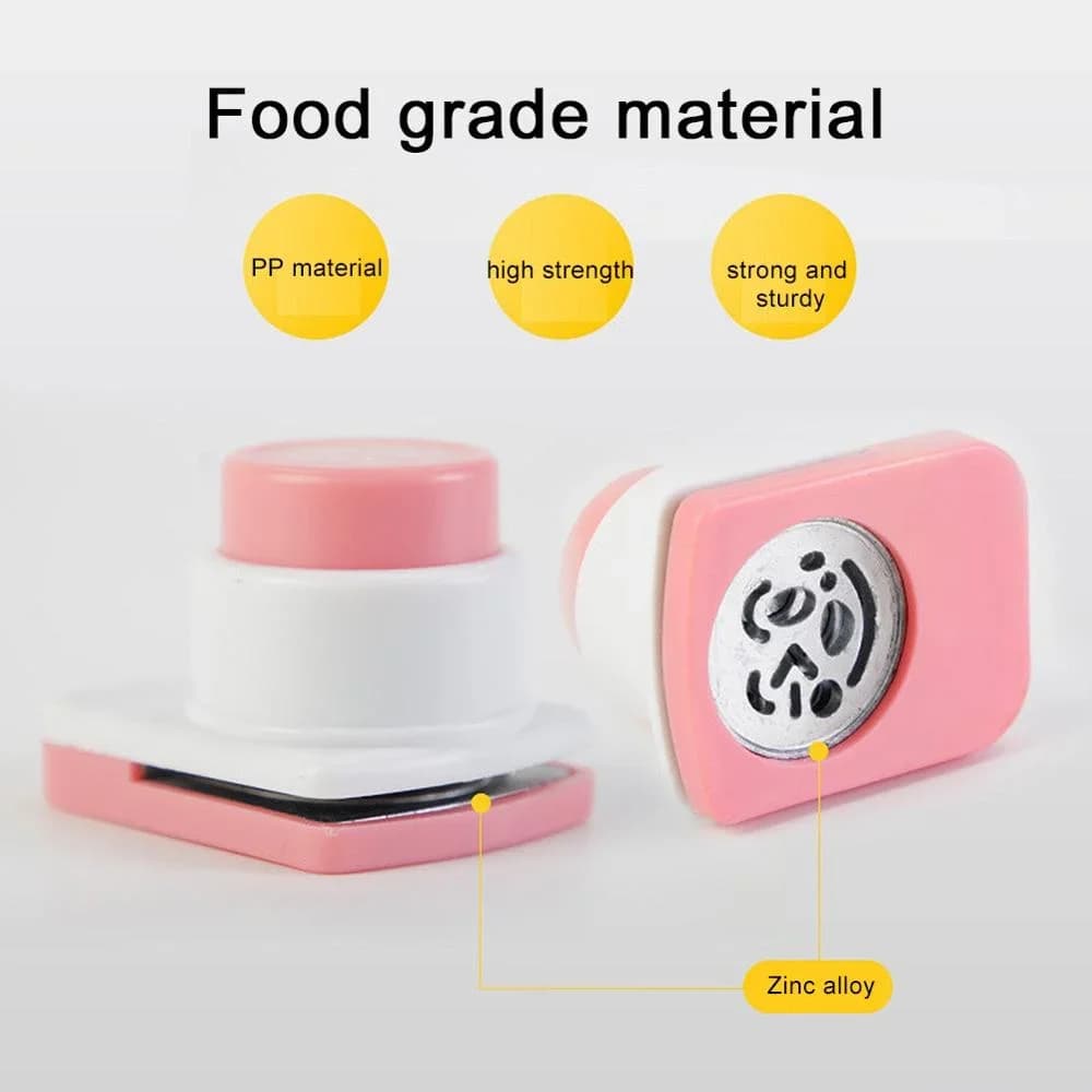 Perforator alge nori și forme Onigiri pentru decor Bento, model fețe vesele